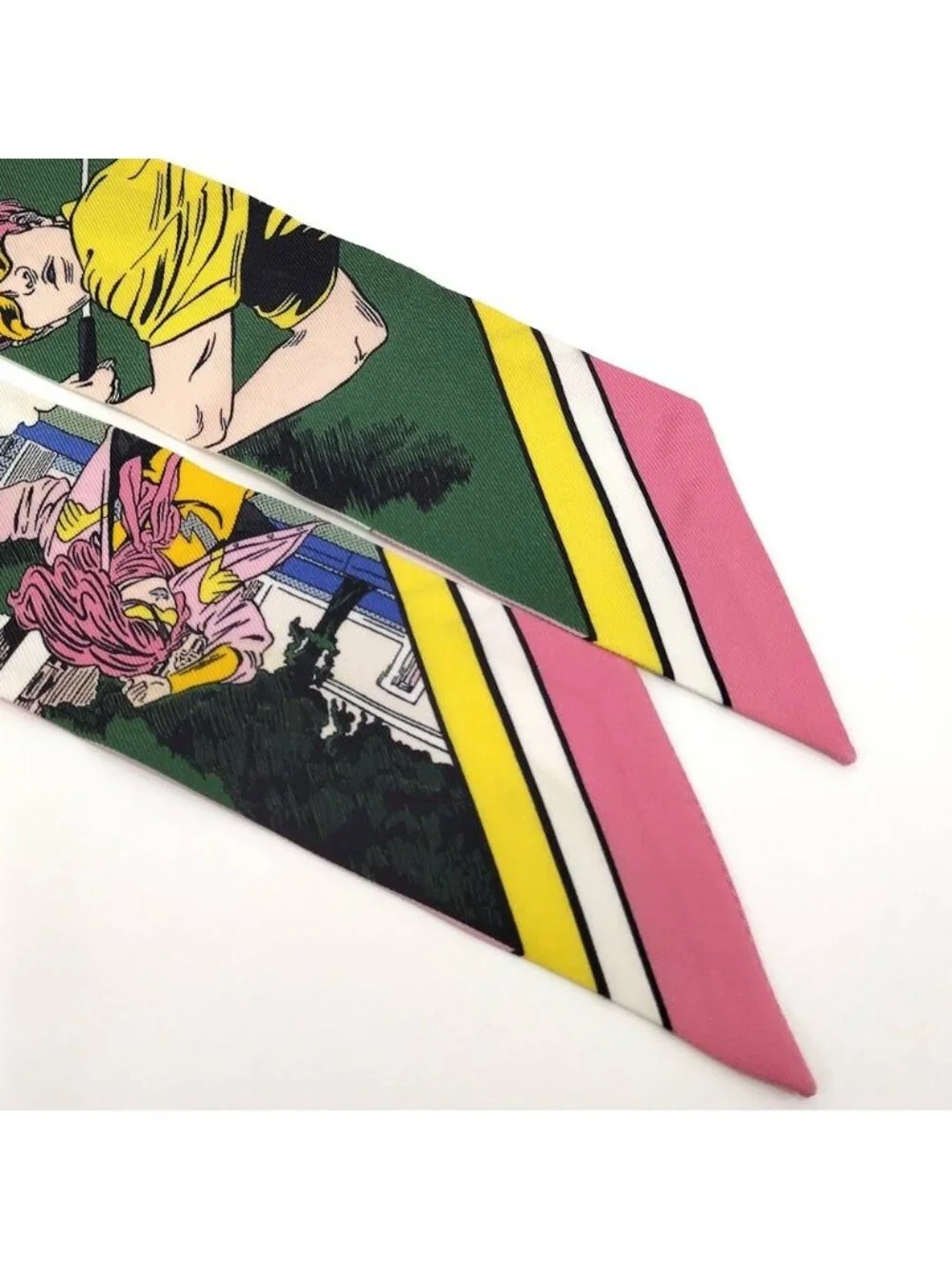 Hermes Twilly Scarf Silk 100% Multicolor